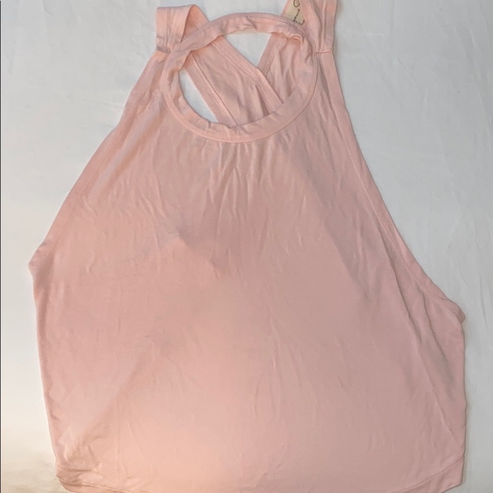 Niyama Sol Drape Tank, color is Ballet